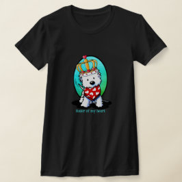 ウェスティードッグ王室のキニアート Tシャツ