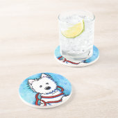 ウェスティードッグ&リーシュコースター コースター (側面)