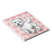 ウェスティーハートノート ノートパッド (アングル)