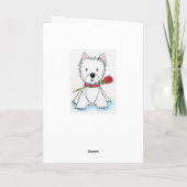 ウェスティーバラ誕生日カードフレンドムームなど カード (裏面)