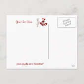 ウェスティーパウィスティーの素晴らしいバレンタインデーの願い シーズンポストカード (裏面)