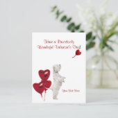 ウェスティーパウィーズパウィズ素晴らしいバレンタインデー#2 シーズンポストカード (スタンド正面)