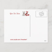 ウェスティーパウィーズパウィズ素晴らしいバレンタインデー#2 シーズンポストカード (裏面)