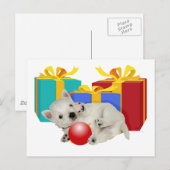 ウェスティーパピークリスマスプレイタイム シーズンポストカード (正面/裏面)