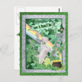 ウェスティーパピーナンバーツーハッピーSt patricks day ポストカード (正面/裏面)