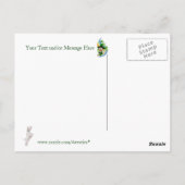 ウェスティーパピーナンバーツーハッピーSt patricks day ポストカード (裏面)