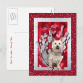 ウェスティーパピービーマインバレンタインバージョン3 シーズンポストカード (正面/裏面)