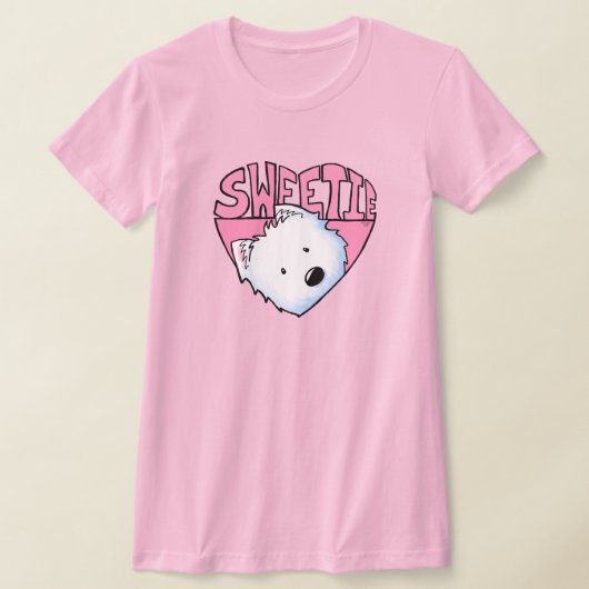 ウェスティーパンダ恋人 Tシャツ (レイダウン)