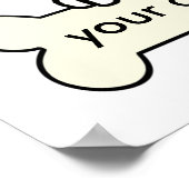 ウェスティーパーソナライズされた ポスター (角)