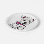 ウェスティーパーティー ペーパープレート (アングル)