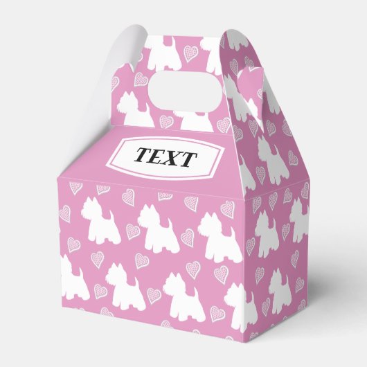 ウェスティービーフボックスピンクハート フェイバーボックス (正面サイド)