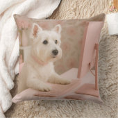 ウェスティーピロー – ウエストハイランドテリアピロー クッション (ブランケット)