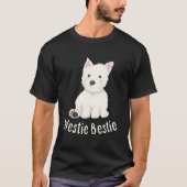 ウェスティーブスティーウエストハイランドホワイトテリア Tシャツ (正面)