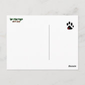 ウェスティーブルチャースケルトンハロウィーン ポストカード (裏面)