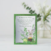 ウェスティープップナンバーワンヘルスラック幸せ願い ポストカード (スタンド正面)