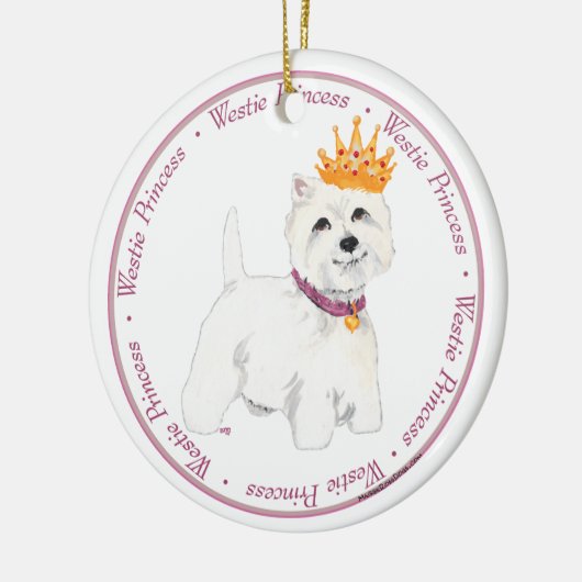 ウェスティープリンセスオーナメント セラミックオーナメント (左)