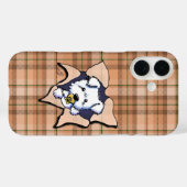 ウェスティーベビーブラストプレイド Case-Mate iPhoneケース (裏面 (横))