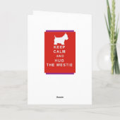 ウェスティーマザーズデイカードムマママママママザイ保ズ静かな カード (裏面)