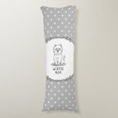 ウェスティーママ – ウエストハイランドホワイトテリアードッファーママ ボディピロー (正面縦)