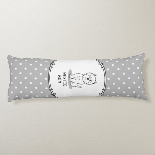 ウェスティーママ – ウエストハイランドホワイトテリアードッファーママ ボディピロー (裏面)