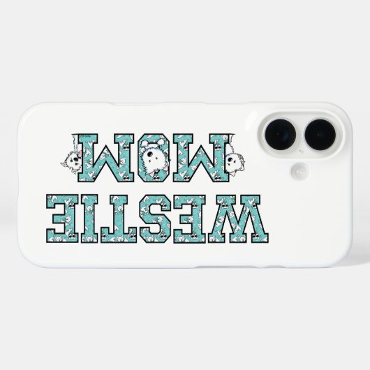 ウェスティーママ Case-Mate iPhoneケース (裏面 (横))