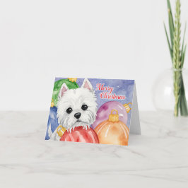 ウェスティーメリークリスマス シーズンカード