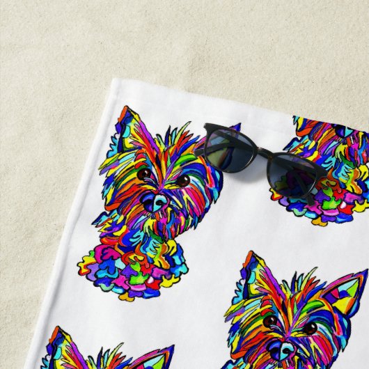 ウェスティーラブビーチタオル ビーチタオル (インサイチュ)