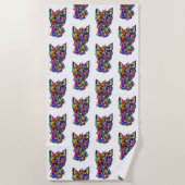 ウェスティーラブビーチタオル ビーチタオル (正面)