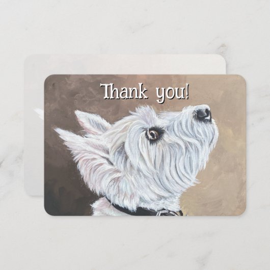 ウェスティールアッププロフィールB サンキューカード (正面/裏面)