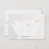 ウェスティールアッププロフィールB サンキューカード (裏面)