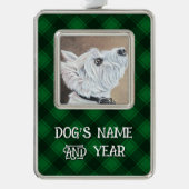 ウェスティールアッププロフィールB シルバープレートフレームオーナメント (正面)