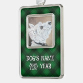 ウェスティールアッププロフィールB シルバープレートフレームオーナメント (左)