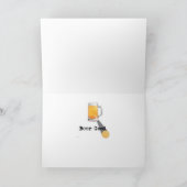 ウェスティー共有ビアグリーティングカード カード (内部)