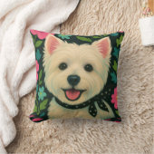 ウェスティー名門私立校風の クッション (ブランケット)