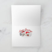 ウェスティー楽しむパルスクリスマスデイスレディング シーズンカード (内部)