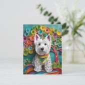 ウェスティー紙クイリング シーズンカード (スタンド正面)