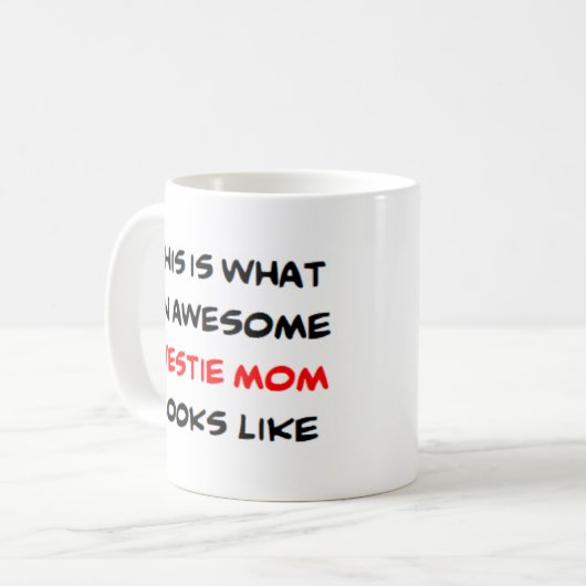 ウェスティー素晴らしム コーヒーマグカップ (正面左)