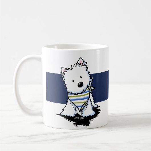 ウェスティー航海のキニアートマグ コーヒーマグカップ (左)