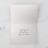 ウェスティー魔法クリスマスカード カード (内部)