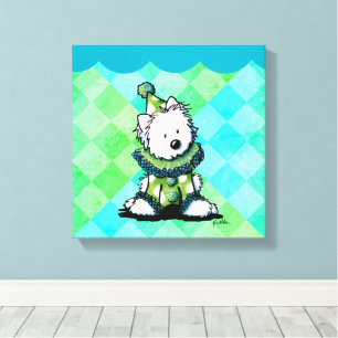 ウェスティー サーカス ピエロ アート キャンバスプリント