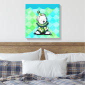 ウェスティー サーカス ピエロ アート キャンバスプリント (インサイチュ (寝室))