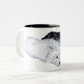 ウェスティー&スコットティアットイーズ ツートーンマグカップ (正面左)