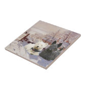 ウェスティー&スコットランド冬のマグピー タイル (側面)