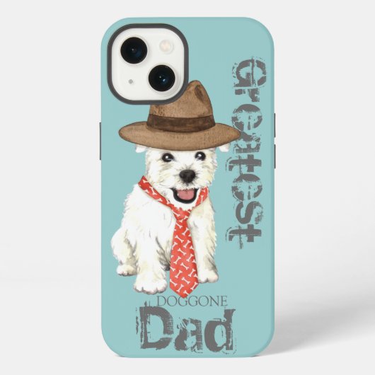 ウェスティー・パパ iPhoneケース (裏面)