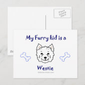 ウェスティー ポストカード (正面/裏面)