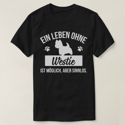 ウェスティー Tシャツ (デザイン正面)
