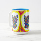 ウェスティーBGラブマグ ツートーンマグカップ (正面左)