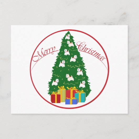 ウェスティ ツリー ポストカード (正面)