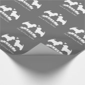 ウェステイ結婚ズとカスタム文字 ラッピングペーパー (角)