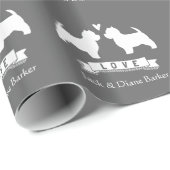 ウェステイ結婚ズとカスタム文字 ラッピングペーパー (ロールコーナー)